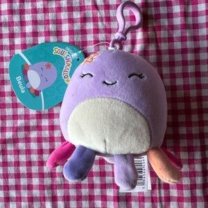 Squishmallow NEW NWT Beula Octopus Clip